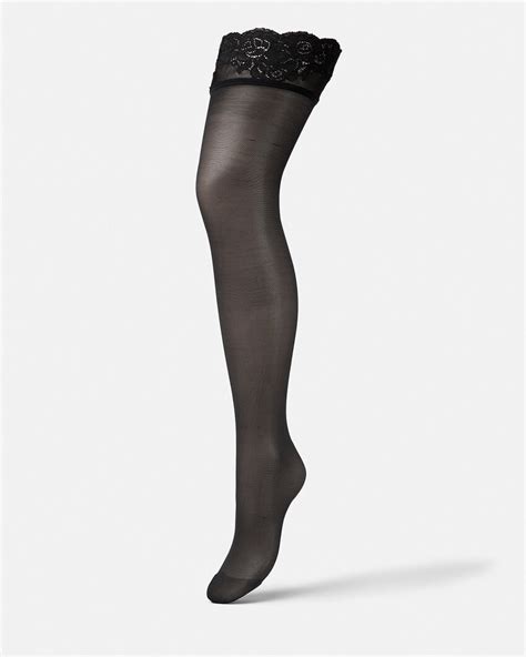 Versace Lace Stockings for Women 